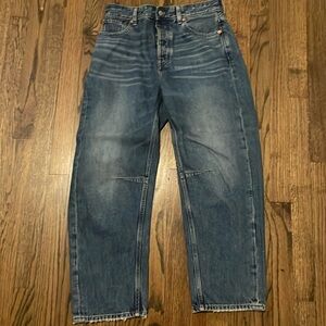 Madewell The Darted Barrel Leg Jean Size 25